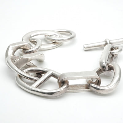 エルメス HERMES アレア ブレスレット バングル カフ 925 銀