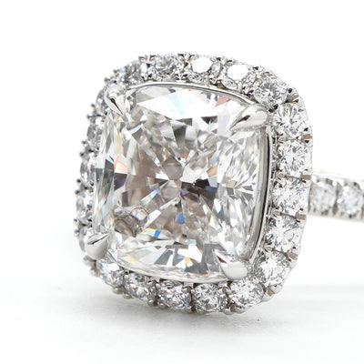 ハリーウィンストン HARRY WINSTON クッションカット・マイクロパヴェ・リング クッションカット・マイクロパヴェ・リング The One by Harry Winston リング 指輪 Pt950 シルバー 婚約指輪　エンゲージリング　プラチナ　ダイヤモンド