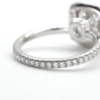 ハリーウィンストン HARRY WINSTON クッションカット・マイクロパヴェ・リング クッションカット・マイクロパヴェ・リング The One by Harry Winston リング 指輪 Pt950 シルバー 婚約指輪　エンゲージリング　プラチナ　ダイヤモンド