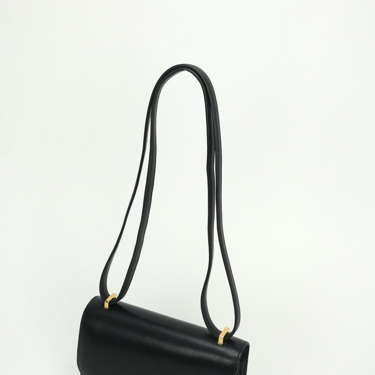 エルメス HERMES コンスタンス3 ミニ18 コンスタンス 3 ミニ 18 バッグ ショルダーバッグ シェーブル ノワール Noir ブラック black 黒 ゴールド金具 シェブルミゾル