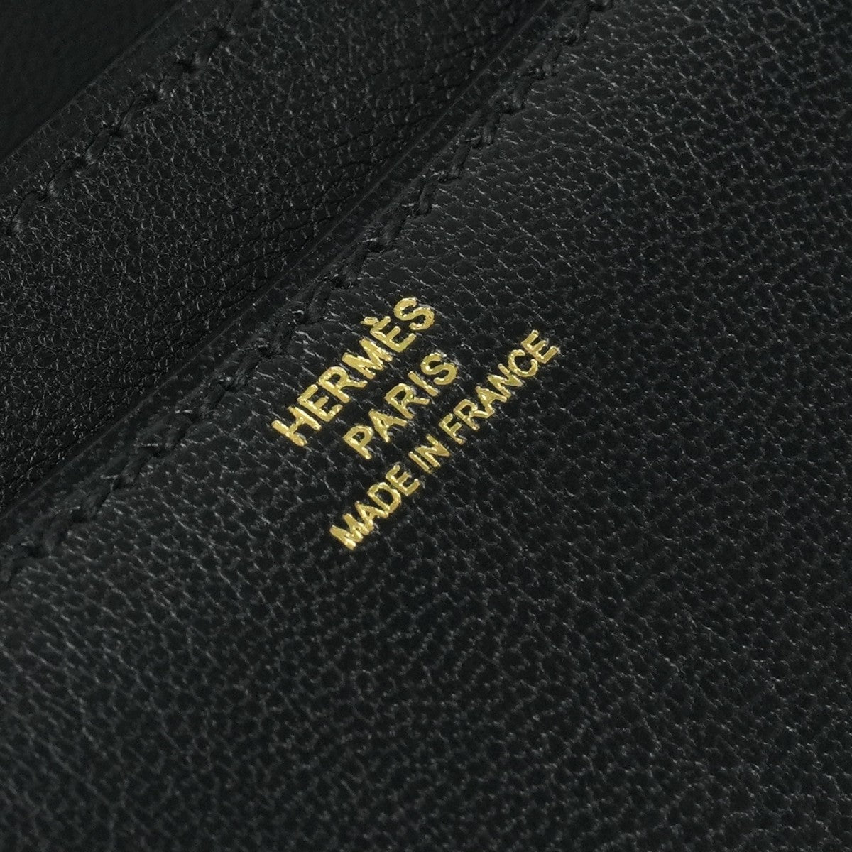 エルメス HERMES コンスタンス3 ミニ18 コンスタンス 3 ミニ 18 バッグ ショルダーバッグ シェーブル ノワール Noir ブラック black 黒 ゴールド金具 シェブルミゾル