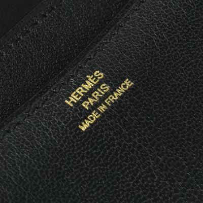 エルメス HERMES コンスタンス3 ミニ18 コンスタンス 3 ミニ 18 バッグ ショルダーバッグ シェーブル ノワール Noir ブラック black 黒 ゴールド金具 シェブルミゾル