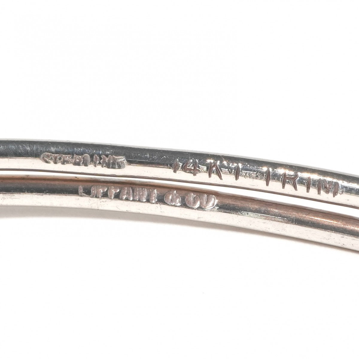 ティファニー TIFFANY&Co. ダブル ラブノット ブレスレット バングル