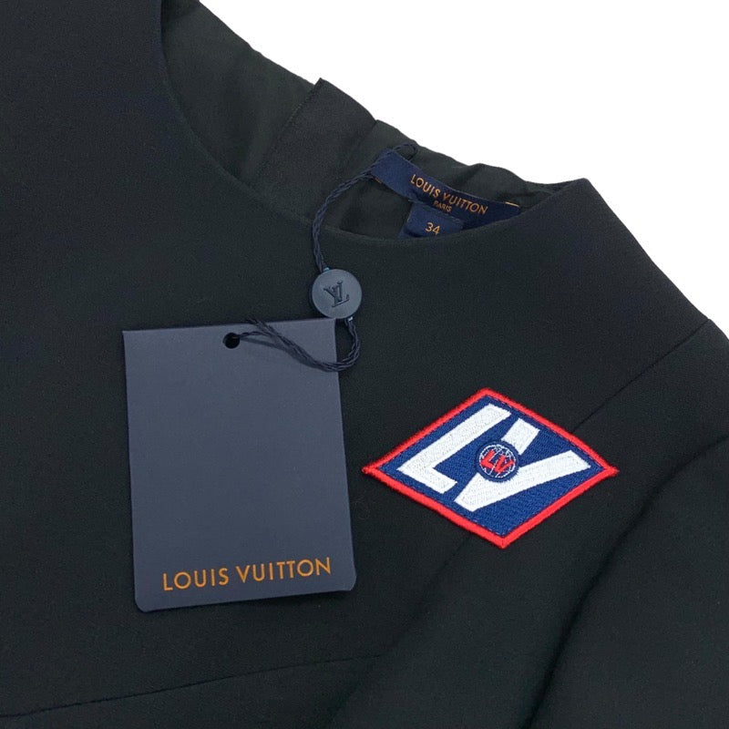 ルイヴィトン LOUIS VUITTON ワンピース ドレス ワッペン ウール