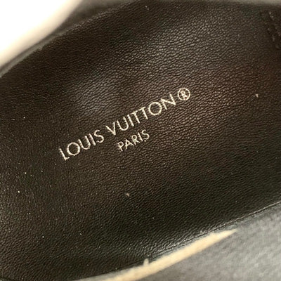 ルイヴィトン LOUIS VUITTON ピローライン モノグラム ブーツ ショートブーツ 靴 シューズ ナイロン ホワイト ブラック 未使用 アンクルブーツ
