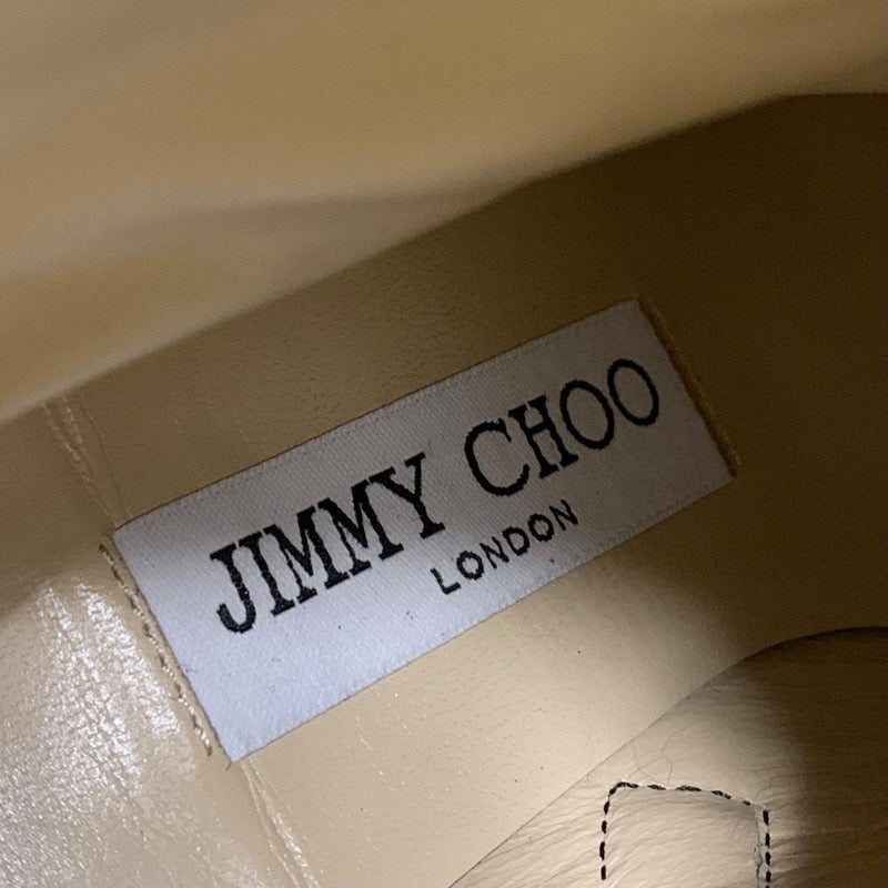 ジミーチュウ JIMMY CHOO KIX/Z ブーツ ショートブーツ 靴 シューズ JCロゴ レザー パテント ブラック 黒