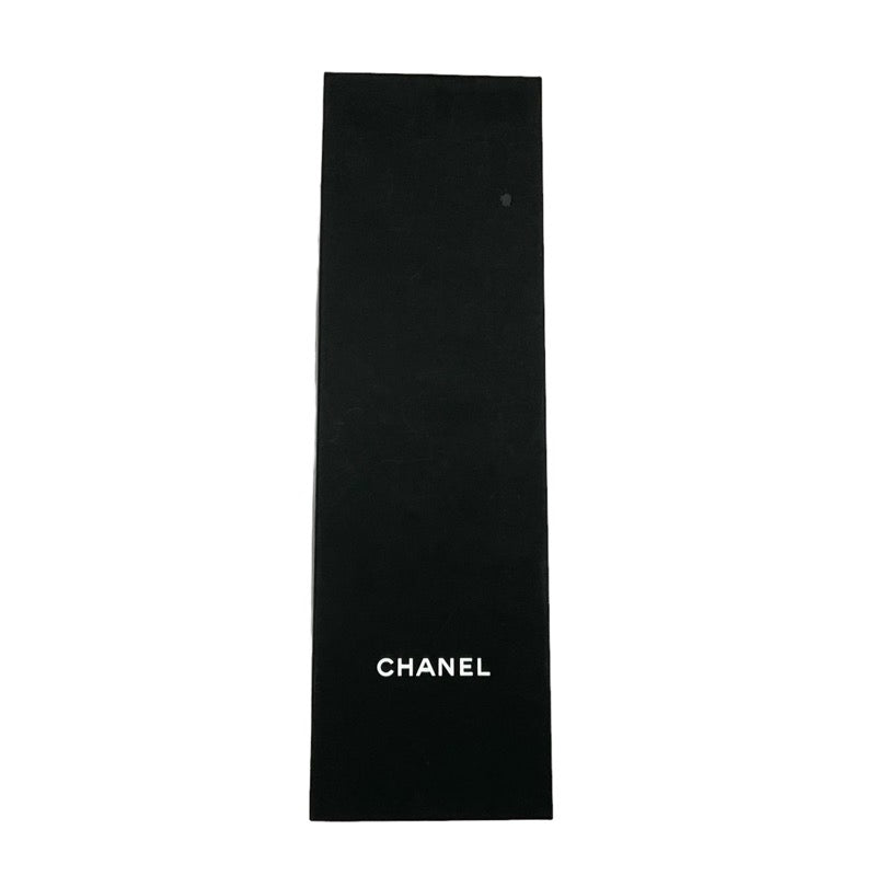 シャネル CHANEL スカーフ ブラック ホワイト ピンク ココマーク ヘアアクセサリー
